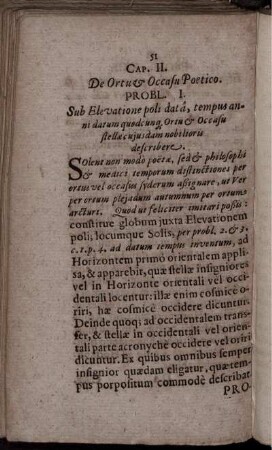 Cap. II. De Ortu & Occasu Poetico