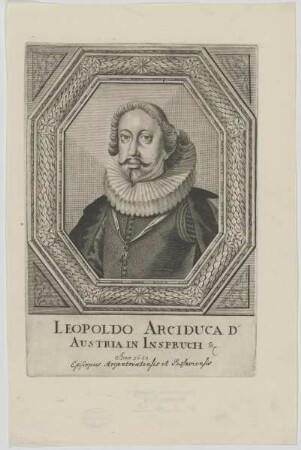 Bildnis von Leopoldo Arciduca d'Austria in Inspruch