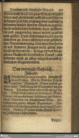 Das viertzigste Gespräch