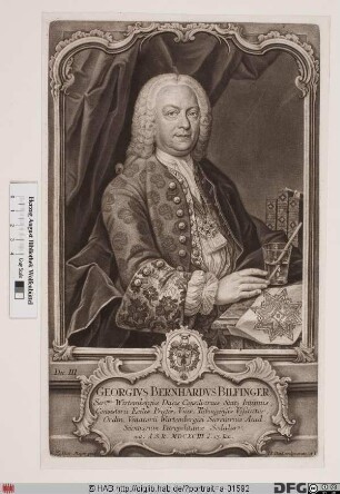 Bildnis Georg Bernhard Bilfinger