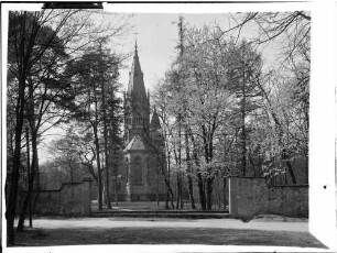 Karlsruhe Großherzogliches Mausoleum - Grabkapelle Ansicht von Osten