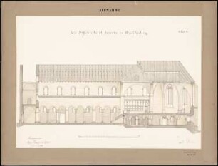 Stiftskirche St. Servatius (Dom), Quedlinburg: Längsschnitt
