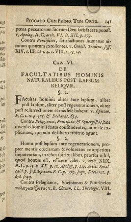 141-144, Cap. VI