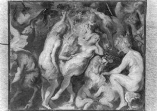 Nymphe und Satyr