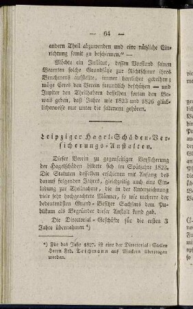 Leipziger Hagel-Schäden-Versicherungs-Anstalten.
