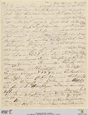 Brief von Achim von Arnim an Clemens Brentano