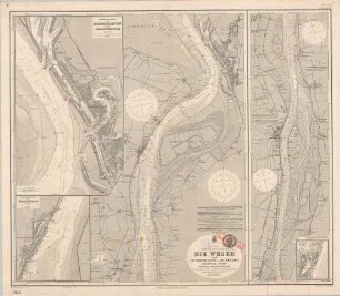 5 Nordsee; deutsche Küste. Die Weser von Bremerhaven bin Elsfleth