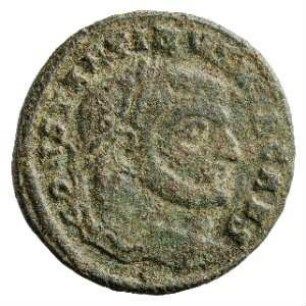 Münze, Follis, Aes 1, Herbst 307 n. Chr.