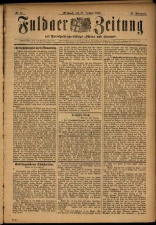 Ausgabe vom Mittwoch, den 27. Januar 1897.