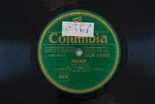 Pagliacci : No. 13 Ohe! Ohe! / (Leoncavallo)