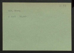 Gür, Georg