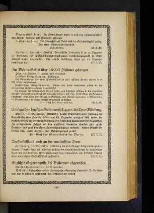Im Meletta=Gebiet über 16000 Italiener gefangen.