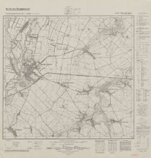 5673 Oberglogau, Topographische Karte 1:25000 (4cm - Karte)
