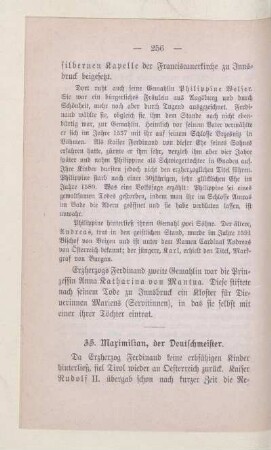 35. Maximilian, der Deutschmeister