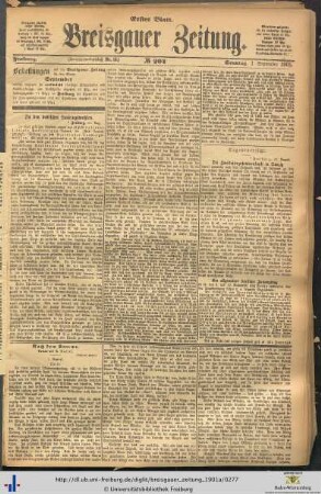 01.09.1901 (Erstes Blatt)