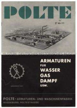 Armaturen für Wasser, Gas und Dampf