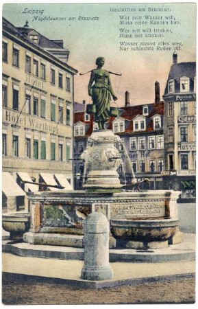 Leipzig: Mägdebrunnen am Rossplatz