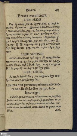 Errata extantiora