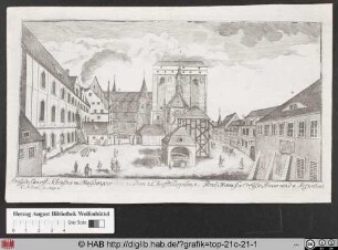 [Ansicht des Schlosses in Meissen].