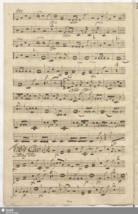 1764. Cavatina con Coro: Stiam compagni allegramente / Seydelmann, F.