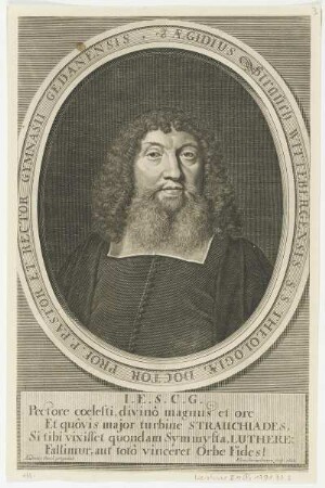 Bildnis des Aegisius Strauch