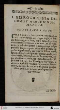 Hierographia ducum et marchionum mantuae [I-XVIII]