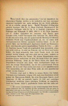 Der saturnische Vers als rhythmisch erwiesen, 2