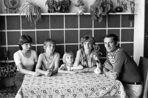 Familie M. am Eßtisch