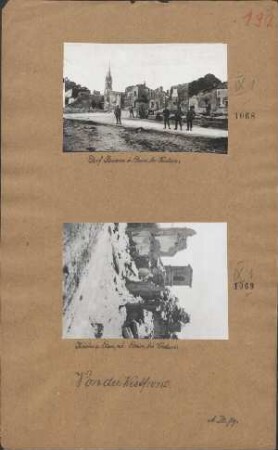 Dorf Rouvres ö. Etain bei Verdun