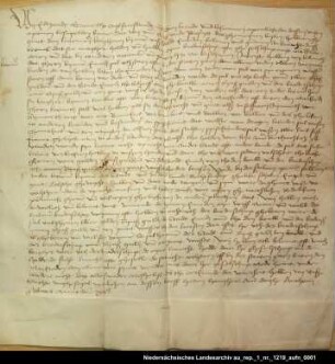 Graf Edzard I. von Ostfriesland erläßt für die Krämer in Emden eine Ordnung = OUB II, Nr. 1652, S. 627 Anhängendes Siegel verloren