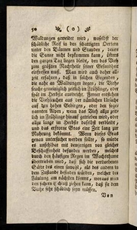 51-61, Von dem Futter - Vom Trinken