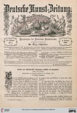 Nr. 1 (5. Januar 1868)