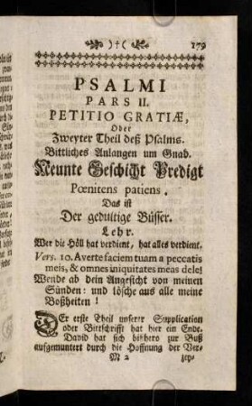 179-198, Neunte Geschicht Predigt