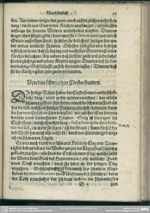 Von den schwartzen Closterfrawen