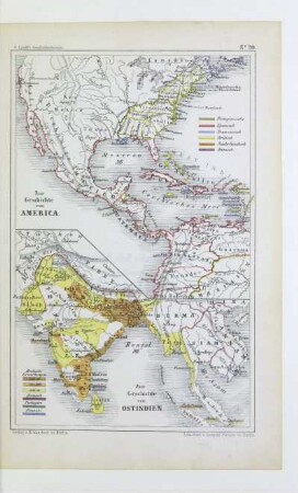 Zur Geschichte von America. Zur Geschichte von Ostindien