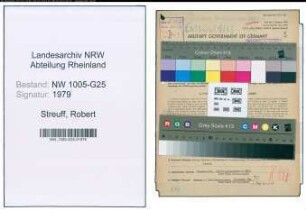 Entnazifizierung Robert Streuff , geb. 27.01.1867 (Kaufmann)