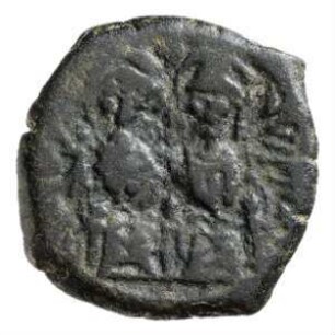 Münze, Halbfollis, 573 / 574