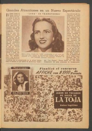 Grandes atracciones en un nuevo espectáculo - "Luba" se transforma
