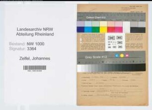 Entnazifizierung Johannes Zelfel, geb. 06.09.1912 (Verw.Angest.)