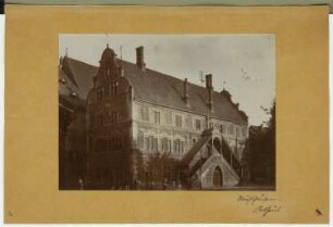 Rathaus, Mühlhausen: Ansicht (aus: Skizzen- und Fotoalbum 16)