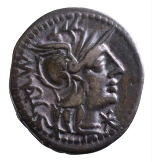 Münze, Denar, 130 v.Chr.
