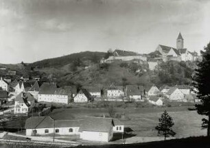 Kastl, Ortsansicht : Kastl. Ortsansicht mit Klosterburg von Westen