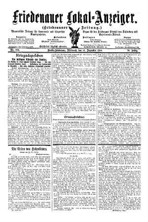 Nr. 294, 16.12.1914