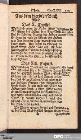 Das IV. Buch Mose.