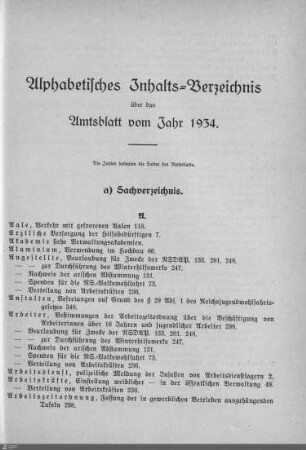 Sachverzeichnis