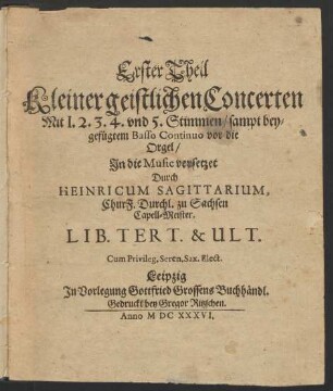 Liber tertius & ultimus