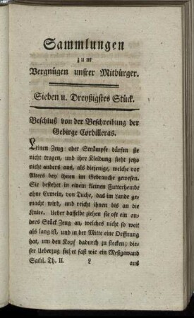 Sieben und Dreyßigstes Stück.