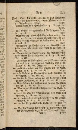 873-884, Voch - Vorschläge