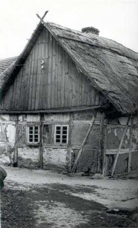 Altes Haus in Göritz (Niederlausitz) : Stare tykowane domske w Chóricach (Delnja Łužica)