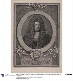 Porträt des Johann Carl Schlüsselfelder von Kirchensittenbach